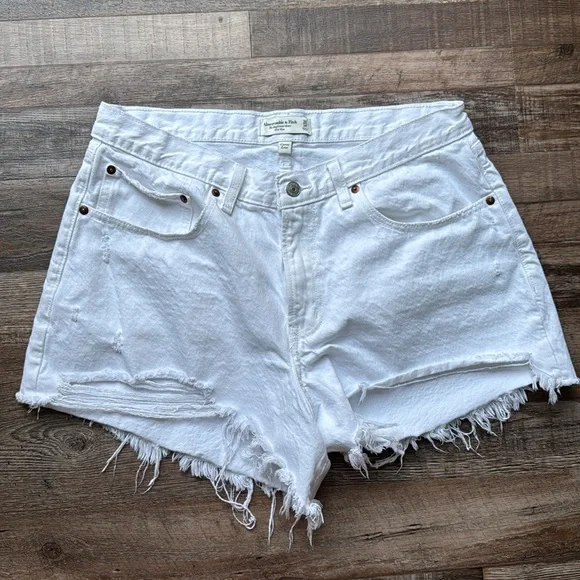 **BUNDLE** Levi's, AE, Abercrombie, Black/Blue/White Jean Shorts Casual Style - Picture 13 of 14